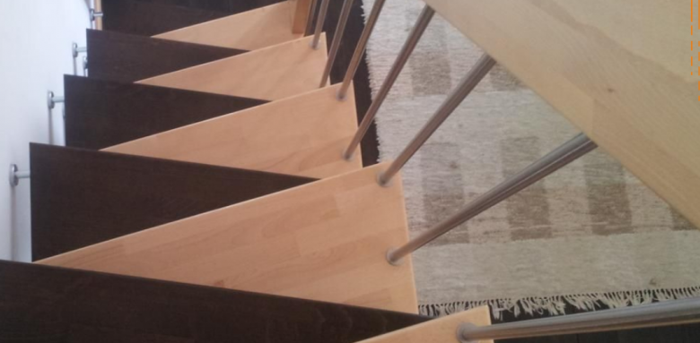 Escalier à pas japonais