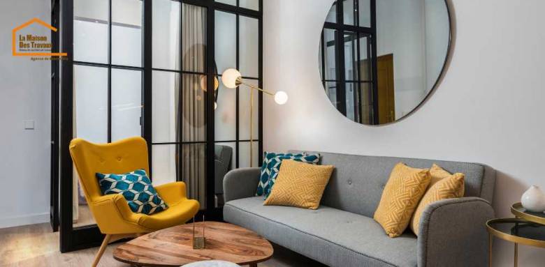 Salon délimité sans cloisson