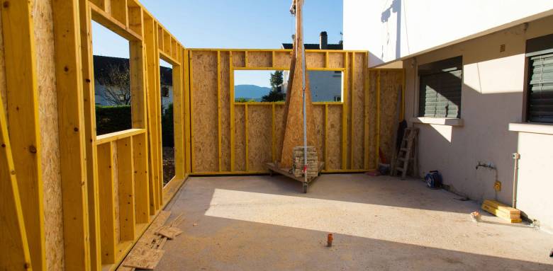 Extension en bois 