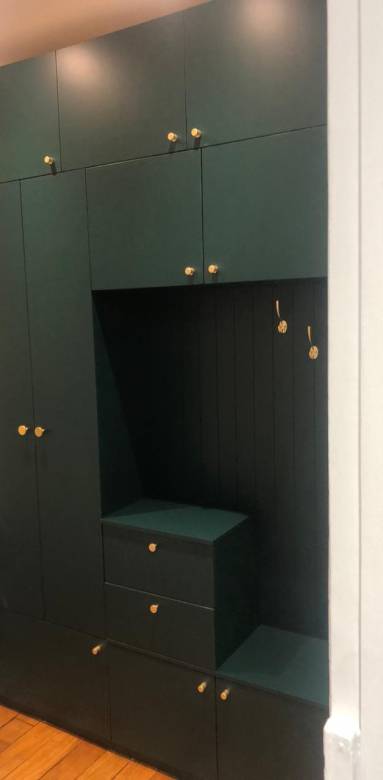 Meuble d'entrée sur mesure - maximisation d'espace