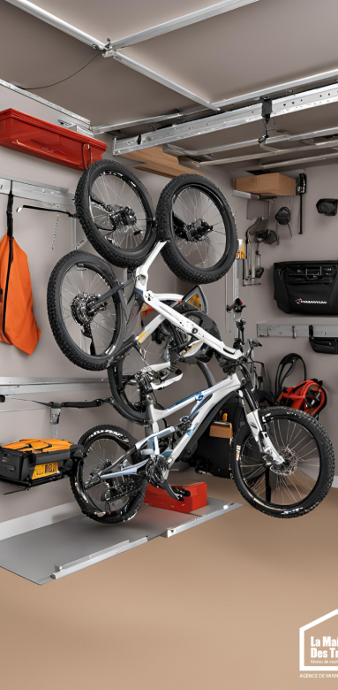 Rangement suspendu pour garag