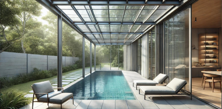 Véranda pour piscine Haguenau