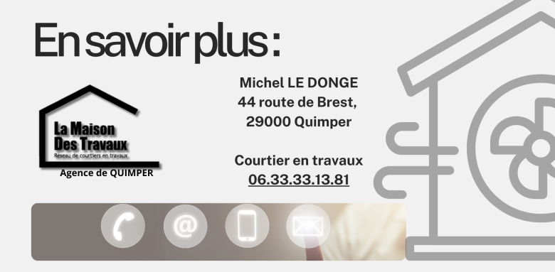 Besoin d’un courtier en rénovation à Quimper ? : Contactez Michel Le Donge, expert en travaux, pour une cuisine bien ventilée et fonctionnelle. 📞 06.33.33.13.81