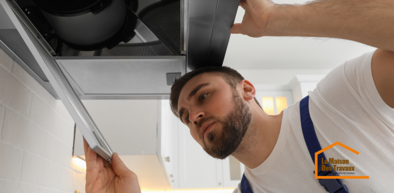 Hotte aspirante cuisine Antibes