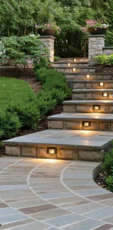 aménagement allée de jardin