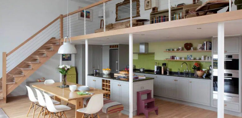 Installation d'une mezzanine sur pied - Le Raincy 93