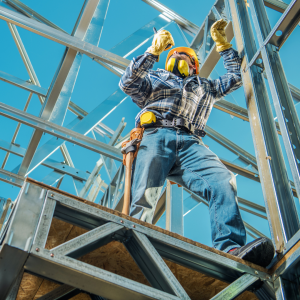 Surélévation maison acier