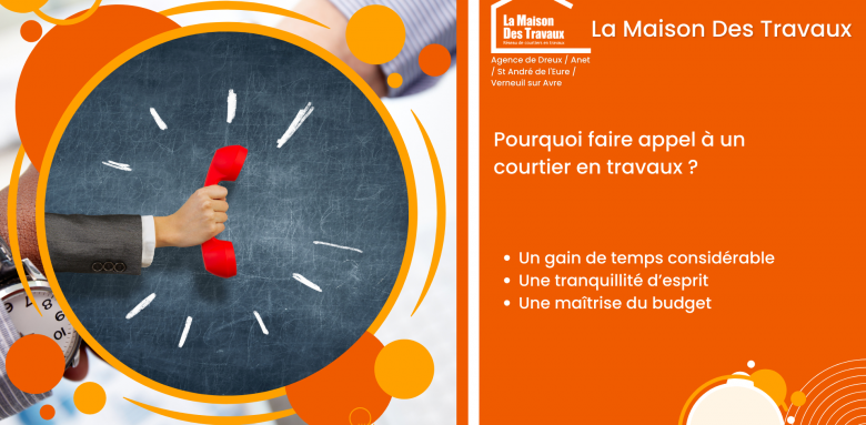 La recherche d’artisans, l’analyse des devis, et les multiples rendez-vous peuvent rapidement devenir chronophages. En confiant ces tâches à un courtier, vous économisez un temps précieux et pouvez vous concentrer sur vos priorités.