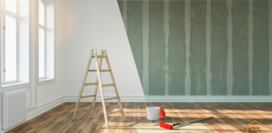Illustration rénovation de mur