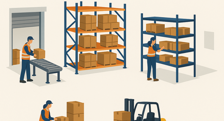 Aménagement pour un Entrepôt