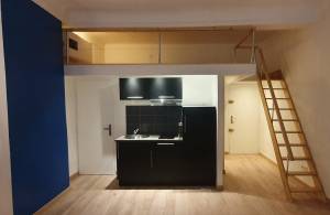 Studio avec mezzanine 