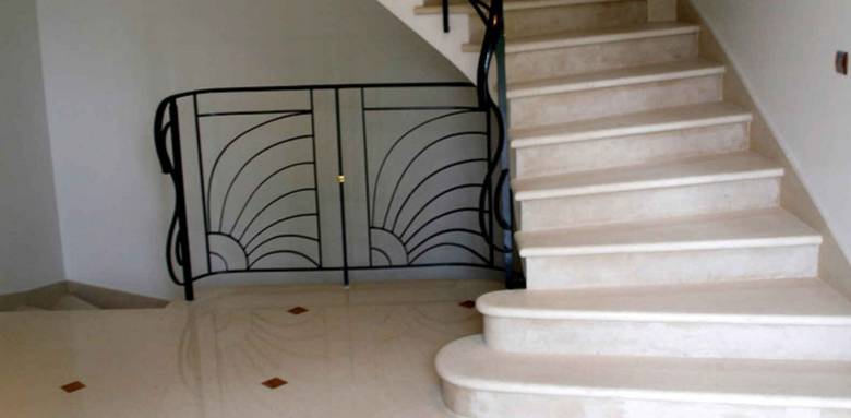 Réalisation d'un escalier voûte Sarrasine à Orsay en ESSONNE