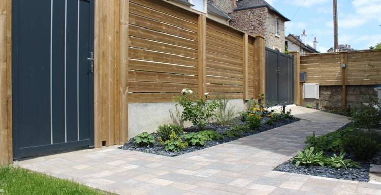 Création allée de jardin 