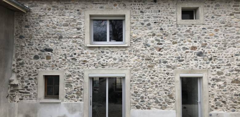 Un mur comme neuf pour cette belle bâtisse