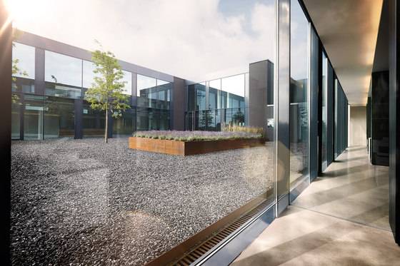 Aménagements extérieurs d'entreprise