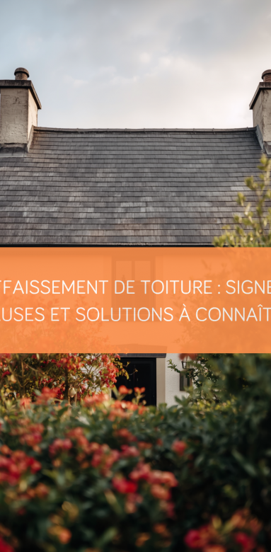 affaissement toiture maison morbihan