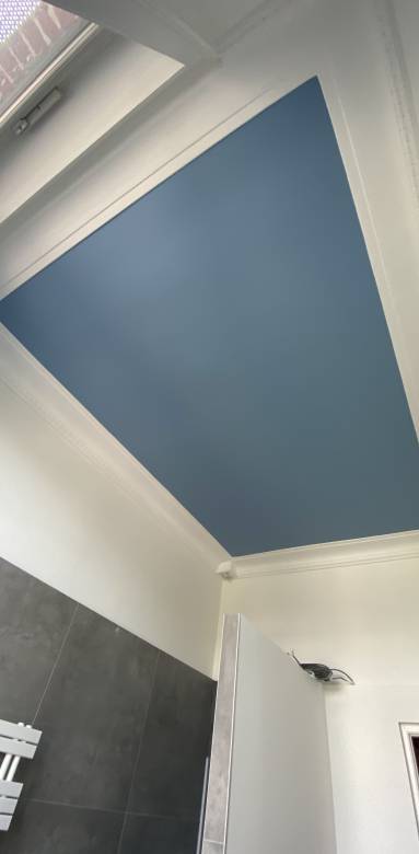Création d'une salle de bain couleur bleu à Marcq-en-Baroeul