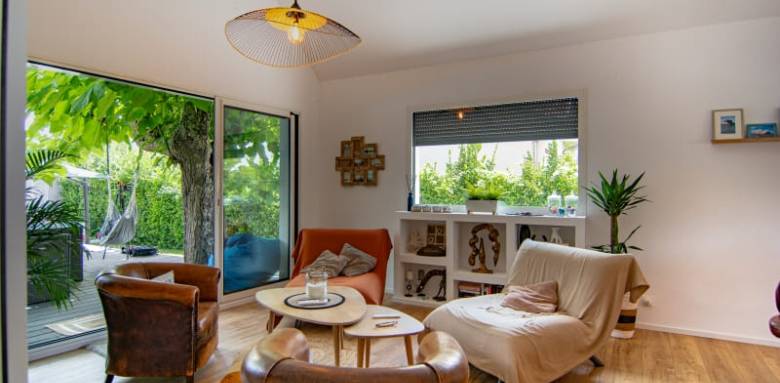 Gagner en lumière naturelle dans la maison avec une vitre fixe panoramique - Valence 26