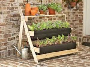 Jardinières pour potager urbain