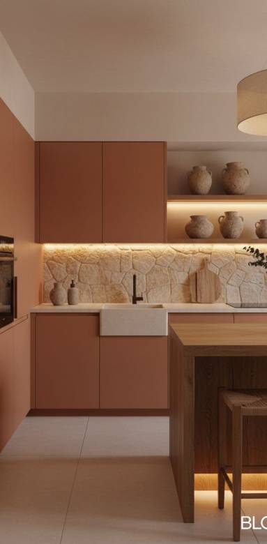 Cuisine Terracotta style Méditerranéenne moderne