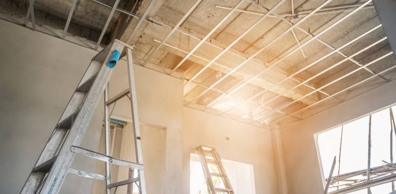 rénovation d'un plafond près de Tours (37).