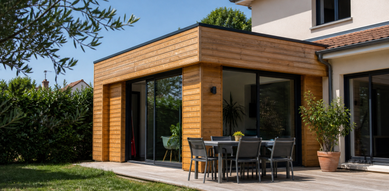 Extension bois à Meyzieu : combien de temps dure un chantier ?