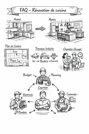 Aménagement cuisine process