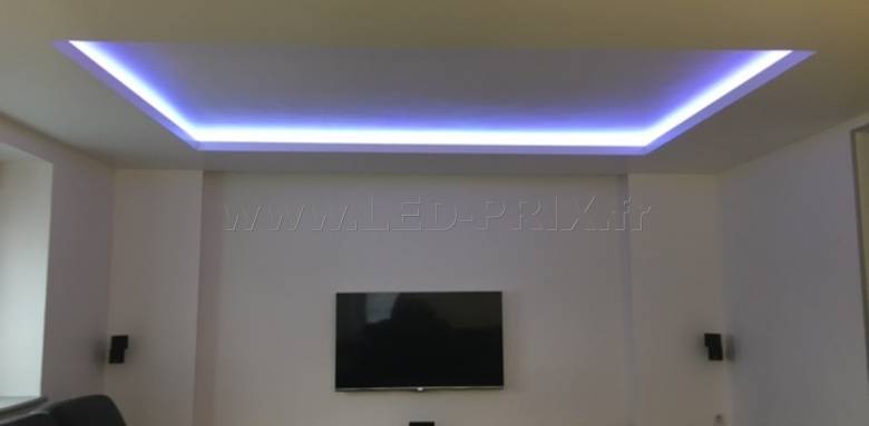 Faux-plafon avec bandeaux Leds
