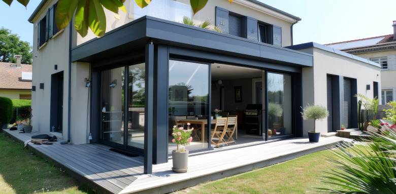 Extension de maison à Ouistreham (Calvados)