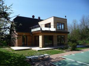 Terrasse avec garde-corps