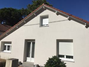 La maison après l'ITE et l'enduit de façade - Nantes 44