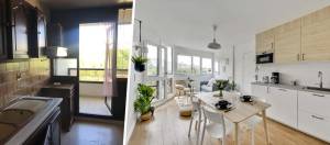 Appartement colocation avant/après