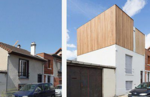 Avant après surélévation