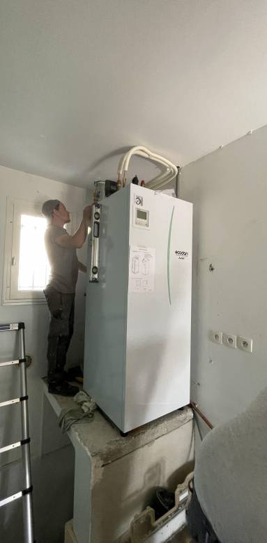 Installer une pompe à chaleur air-eau en appartement - Valence 26