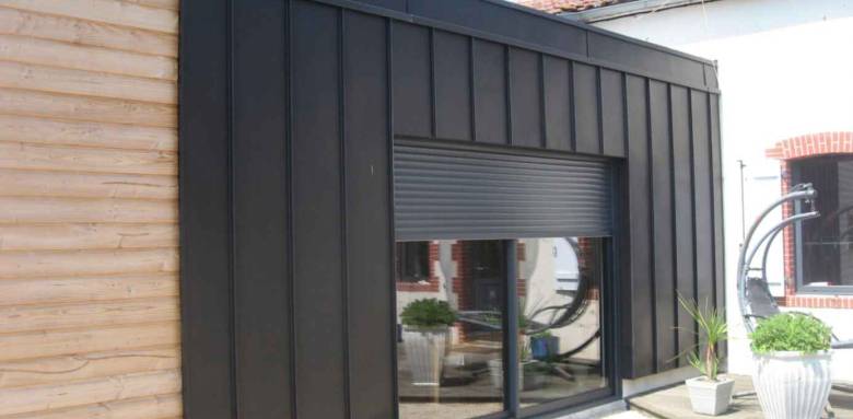 Extension en zinc 