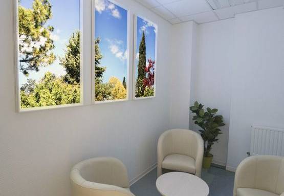 Fenêtre virtuelle avec leds rétroéclairants