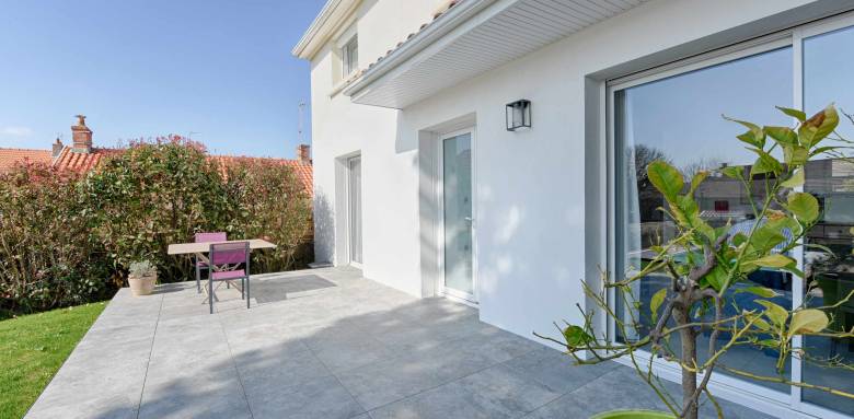 Installation d'une terrasse en carrelage - Valence 26