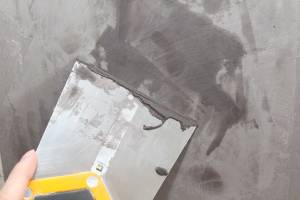 Enduire avec du tadelakt près de Tours.