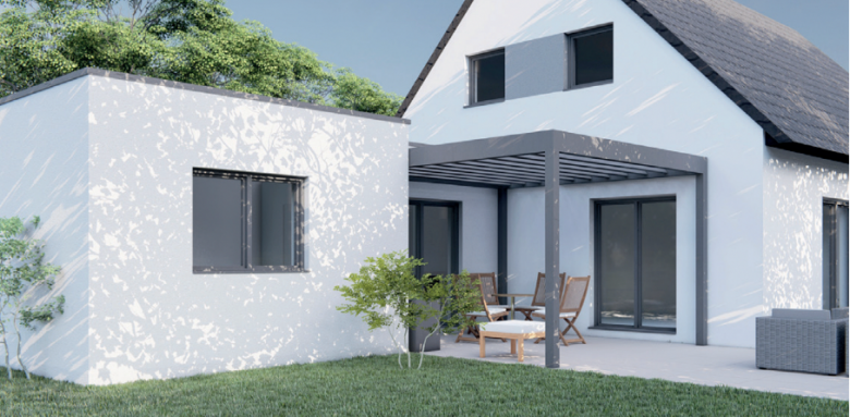 Vue 3D de la future implantation 