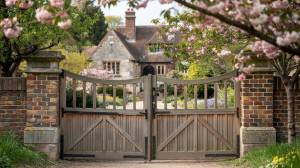 Motorisation de portail bois