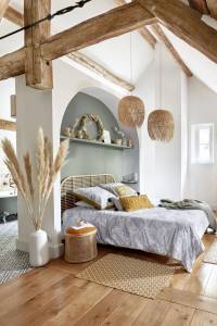 Décoration de chambre avec des matériaux naturels - Arras 62