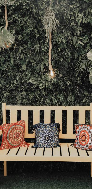 mur végétal sur une terrasse Le Chesnay