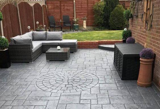 Revêtement de terrasse en béton imprimé - Bouc-Bel-Air-13