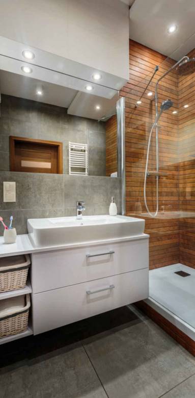 installation d'une nouvelle douche dans une salle de bain Cholet 49300 