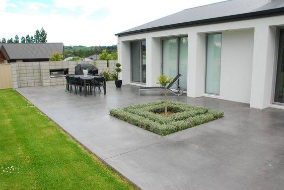 Terrasse en béton à Libourne