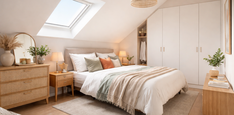 Chambre sous les toits