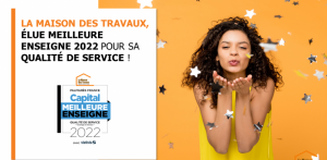 La Maison Des Travaux d'Orsay Elue Meilleure Enseigne 2022 pour sa Qualité de Service !