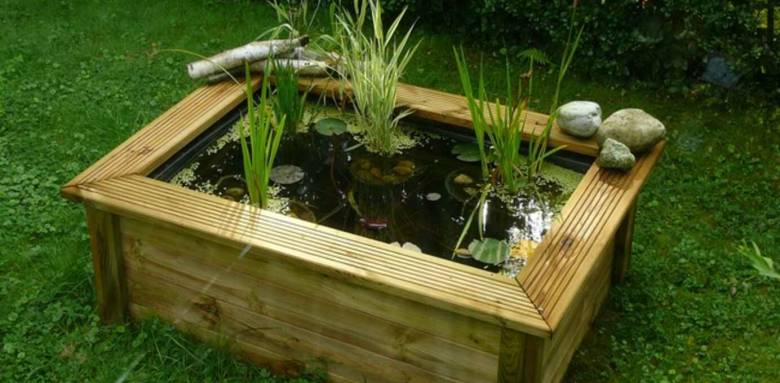 bassin extérieur hors sol , idéal pour les petites surfaces