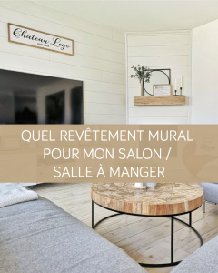 Quel revêtement mural pour mon salon/salle à manger ? La Maison des Travaux Vannes Sarzeau Pénestin