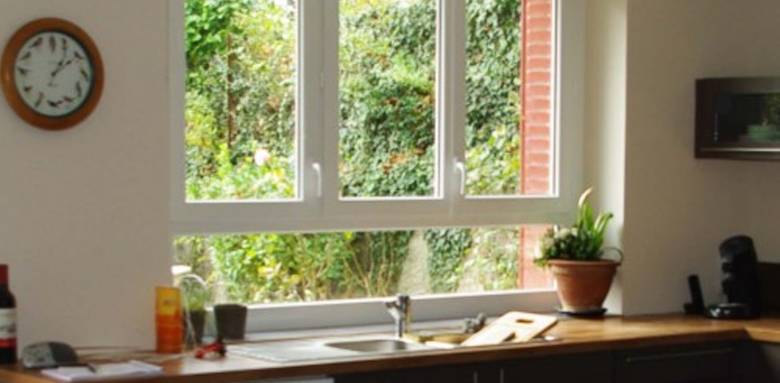 Fenêtre PVC cuisine coulissante